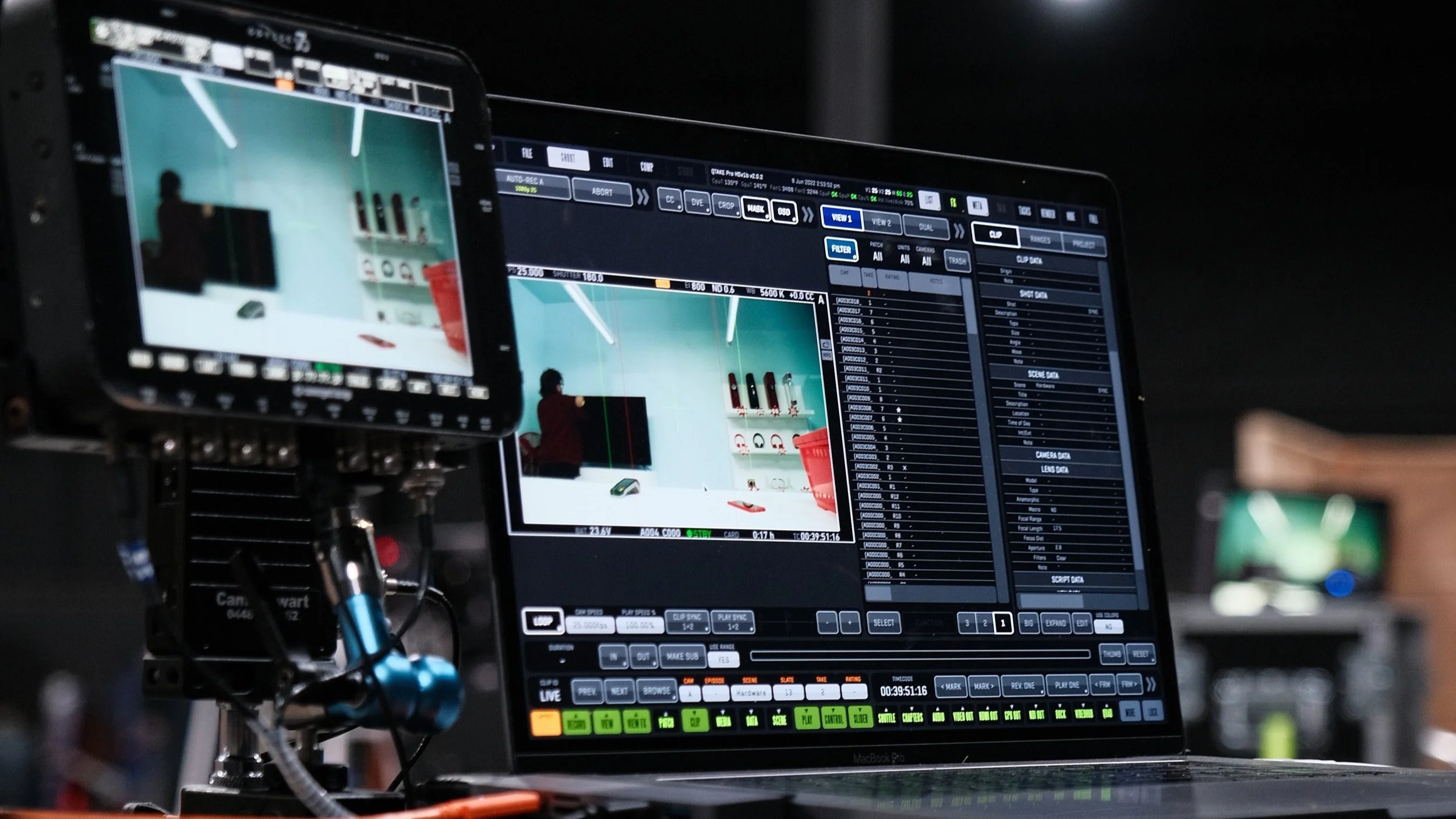 QTAKE monitoring setup